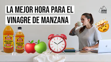 ¿A qué hora del día es mejor tomar vinagre de sidra de manzana?