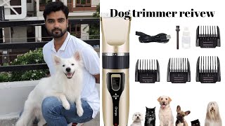 DOG TRIMMER REVIEW from Amazon | Petology Pet Hair Trimmer Dogs & Cats Grooming Machine Wireless