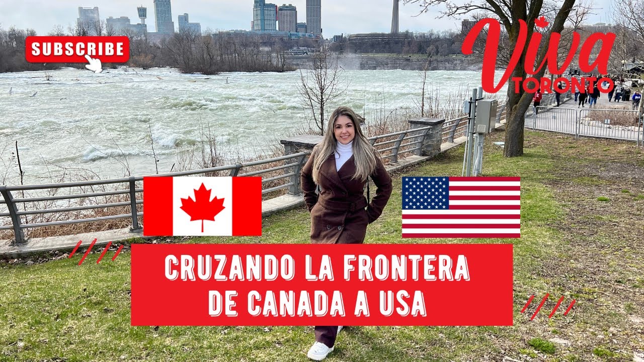 Cruzando la frontera de Canada a Estados Unidos YouTube