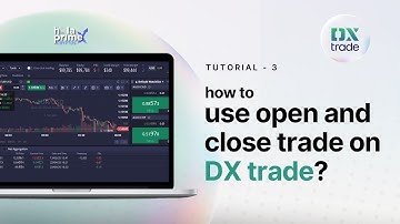 How to open and close a trade on DX Trade Platform | Hola Prime X