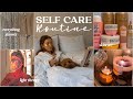 Self care routine  skincare healthy cooking everything shower  lots of relaxation 