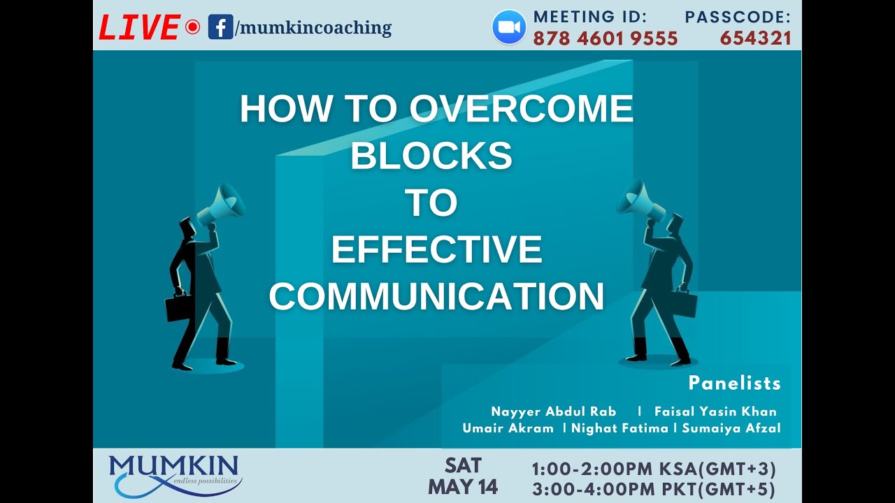 how to Overcome Blocks to Effective Communication