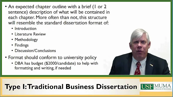 Muma DBA Dissertation: Dissertation Options and Process
