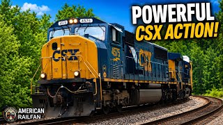 CSX 4575 Auto Rack train