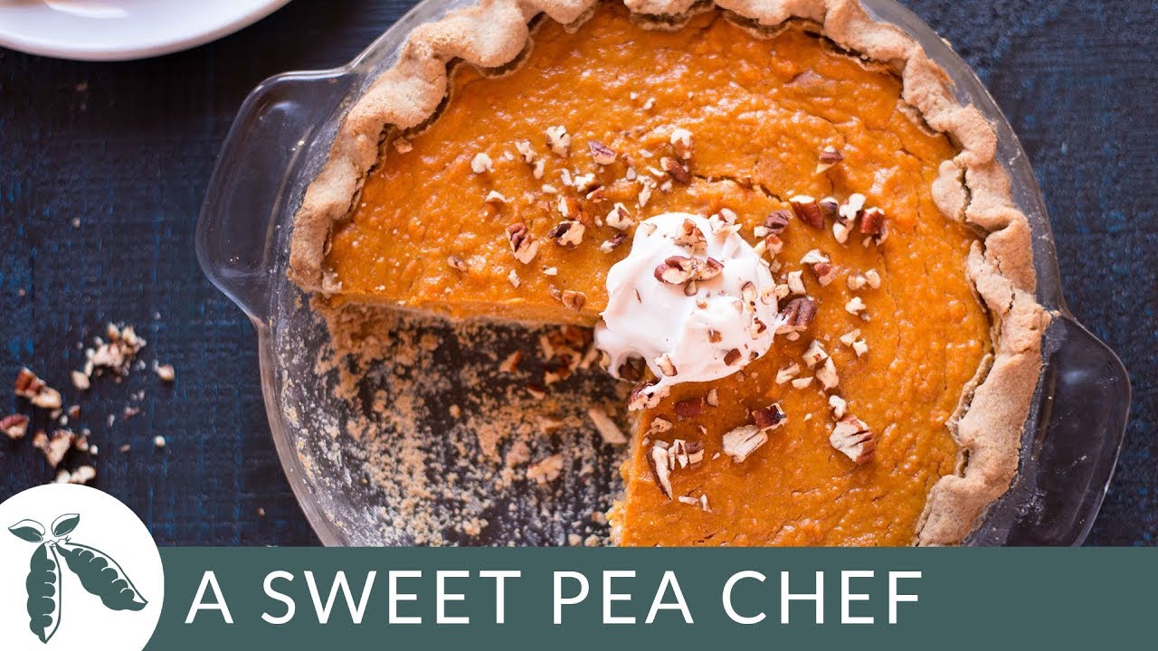 Southern Sweet Potato Pie | Healthy Thanksgiving Recipes | A Sweet Pea