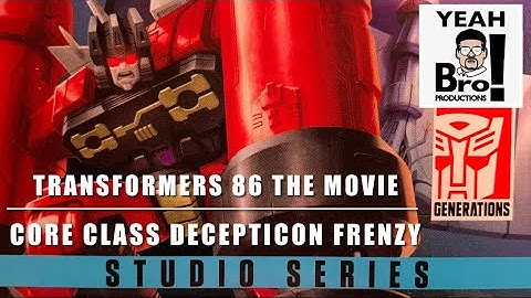 Transformers Studio Series 86 The Movie Core Class Decepticon Frenzy 4K Video Review. Worth It!