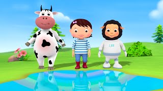 Regenbogen Pfützen | Kinderlieder | Little Baby Bum Deutsch | Cartoons für Kinder