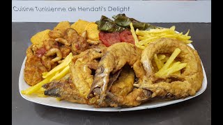 Frite poisson rzém مقلي بسمك(حوت)الرزامة