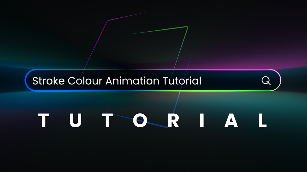 After Effects Stroke Animation Tutorial – Clean UI Effect (No Plugins ...