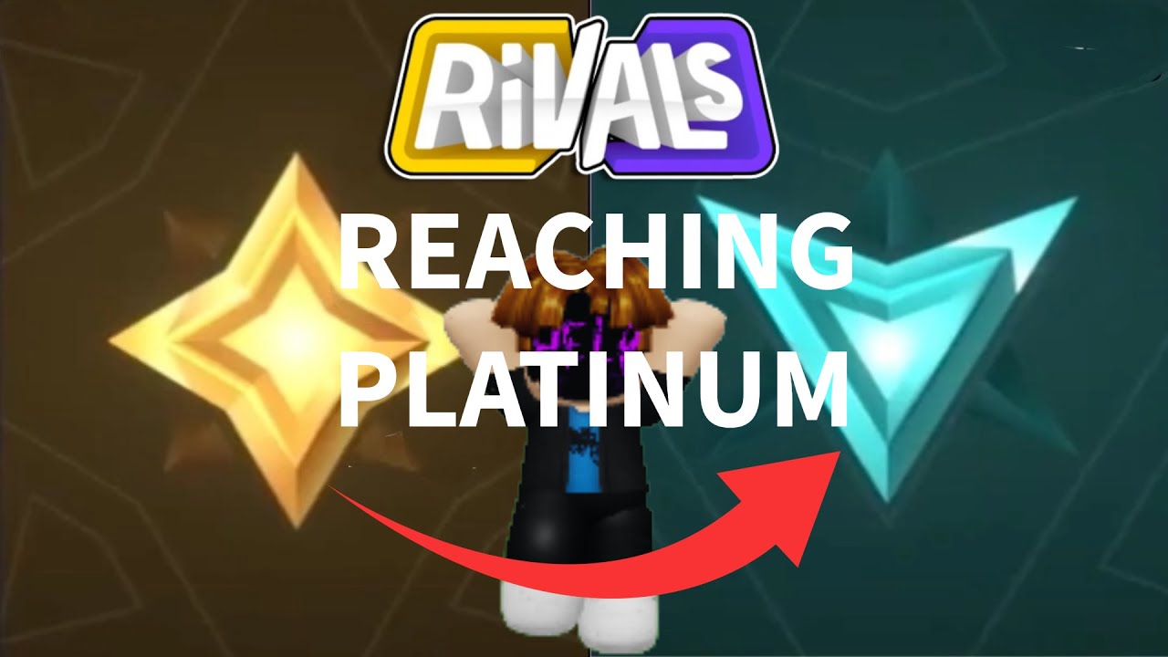 Roblox Rvial Ranks I GOT PLATINUM RANK IN ROBLOX RIVALS... - YouTube