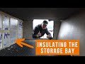 RV Mod: adding insulation to the pass-through storage bay in our Outdoors RV