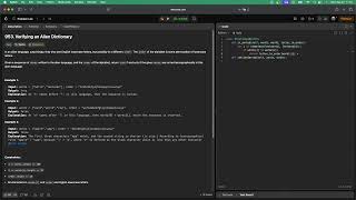 No Sound Leetcode 953: Verifying an Alien Dictionary