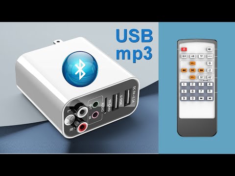 Bluetooth адаптер приемник передатчик с пультом ДУ и mp3 плеером