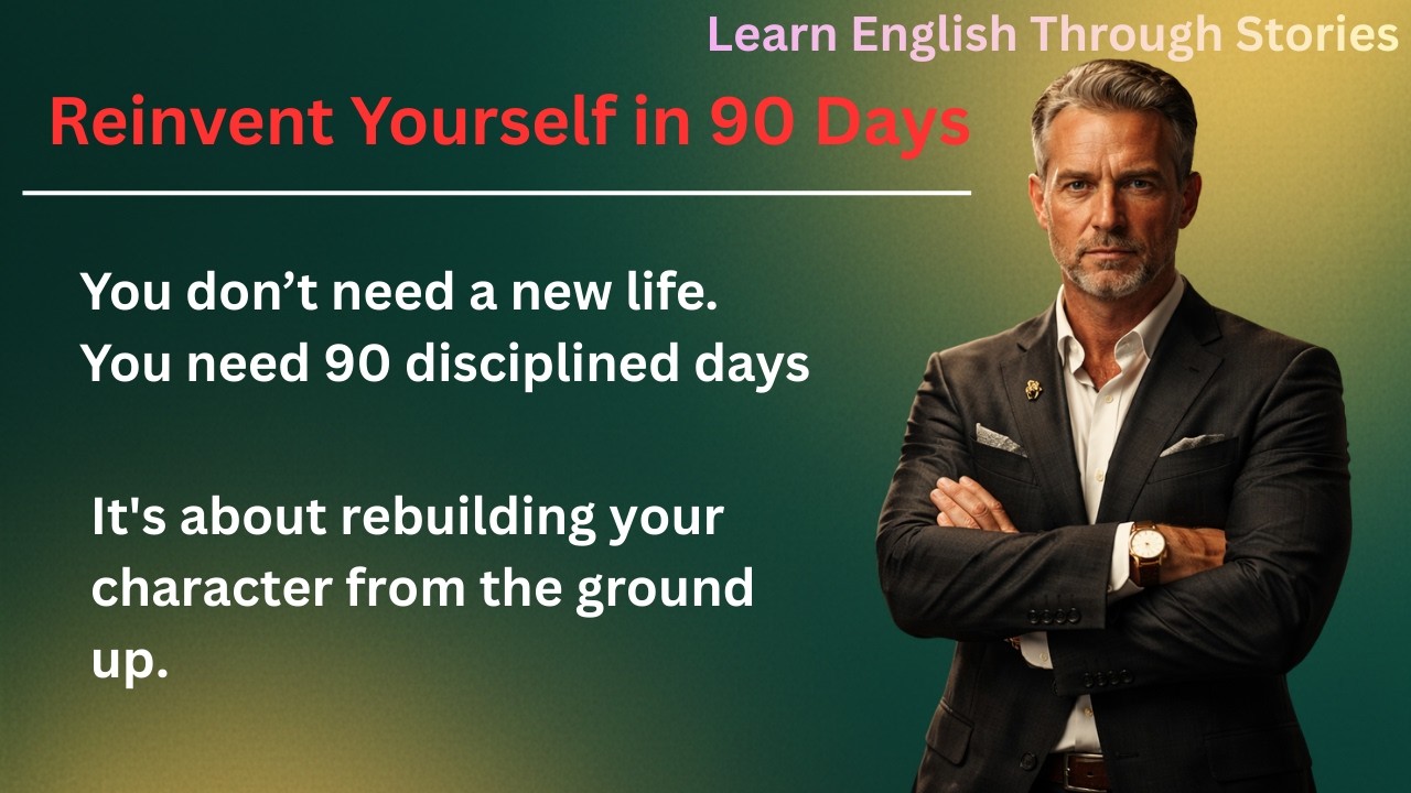 Reinvent Yourself in 90 Days | Graded Reader | English Listening & Motivation