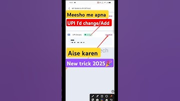 How to change Meesho UPI! How to create UPI ID in Meesho, Meesho UPI payment refund | Meesho