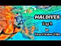 Maldives Day 2 | Snorkeling | Grand Water Villa | Sun Siyam Olhuveli | Infinity Pool