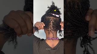 Do you section your whole head first or just go row by row? 👀 #retie #microlocs #locs #rjolox