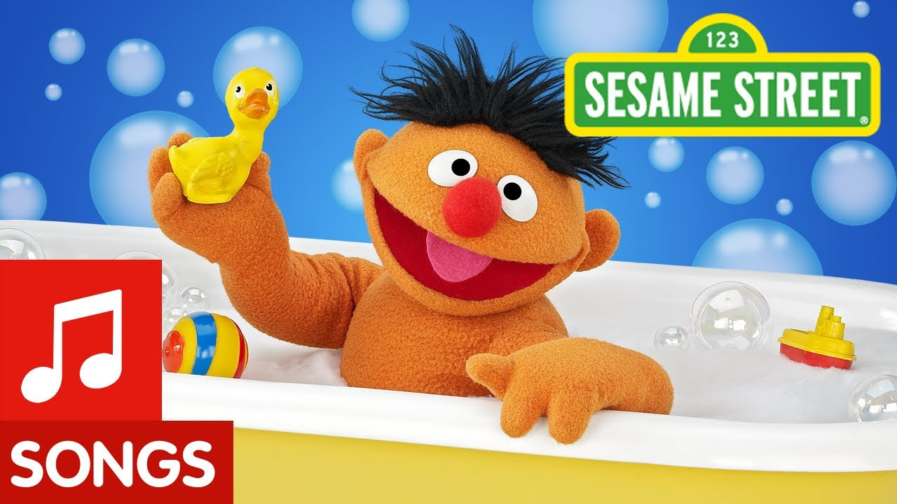 Sesame Street Ernie and his Rubber Duckie