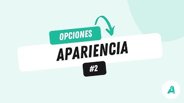 Opciones de Apariencia − Asap Theme #2