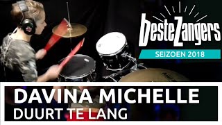 Video thumbnail of "⏰ Davina Michelle - Duurt te lang (drumcover) #41"