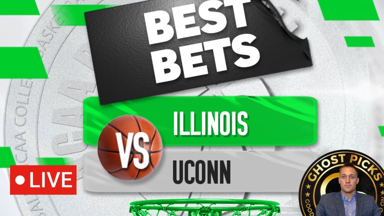 3 Illinois vs 1 UCONN Prediction Saturday Free NCAAB Picks Elite 8