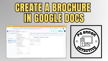 How to Create a Brochure in Google Docs