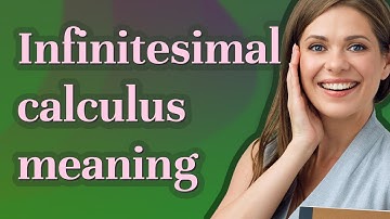 Infinitesimal calculus | meaning of Infinitesimal calculus