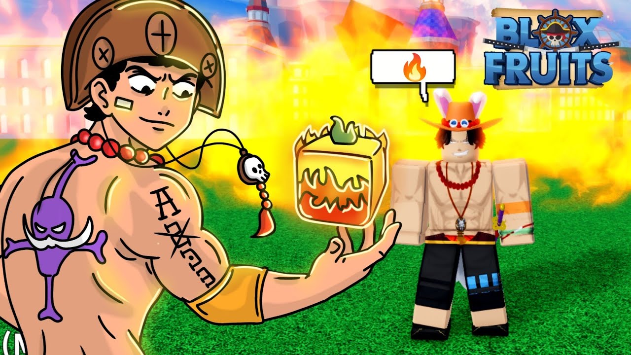 Que fruta é essa ? #roblox #bloxfruits#onepiece #rengoku