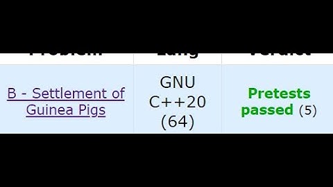 B. Settlement of Guinea Pigs Solution | Codeforces Round 857 (Div. 2)