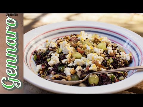 Italian Salad with Black Rice | Gennaro Contaldo