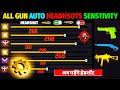 Free fire auto headshot trick 2024 sensitivity  2gb 4gb 6gb ram headshot sensitivity setting