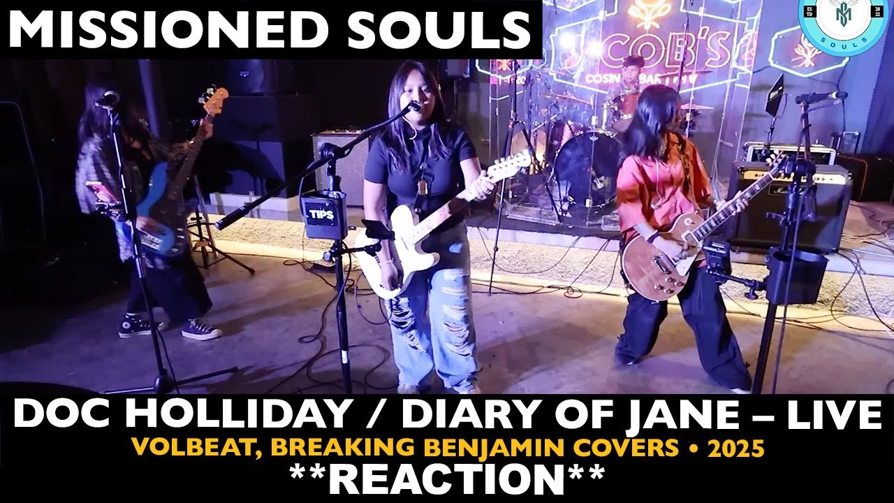 Musicians REACT to Missioned Souls LIVE at J-COBs Mashup: Doc Holliday, Diary of Jane (2025)