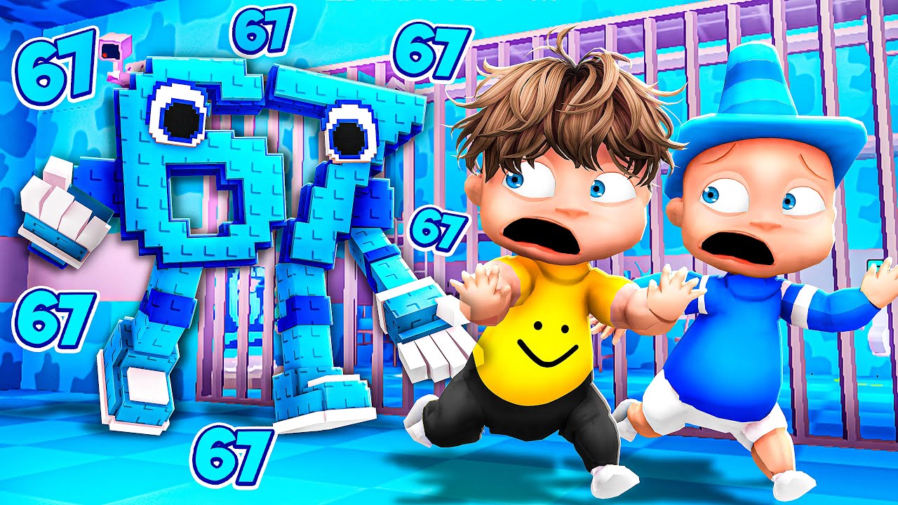 Escaping 67 PRISON RUN OBBY in Roblox!