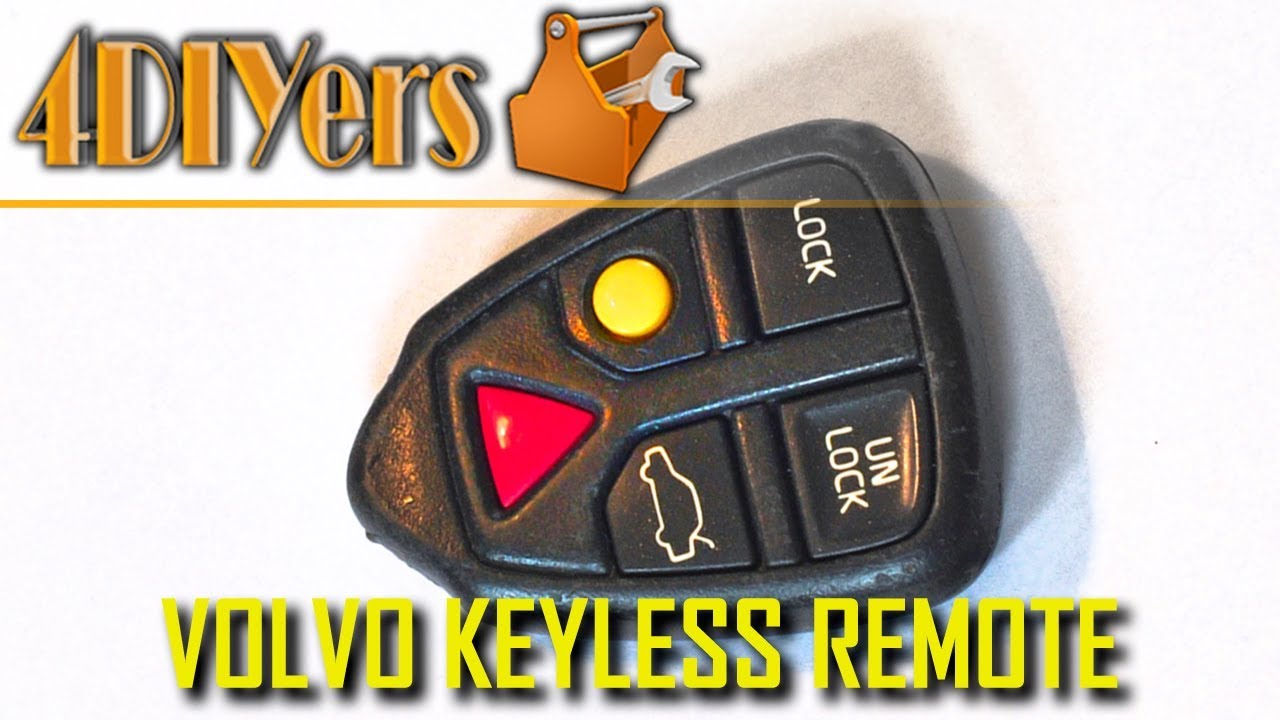 How to Replace the Battery on a Volvo Keyless Entry Remote and
