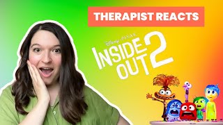 THERAPIST REACTS || INSIDE OUT 2 TRAILER || anxiety, embarrassment and envy, OH MY!!!