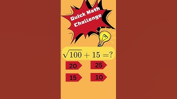 Quick Math Challenge: Can you beat the clock?