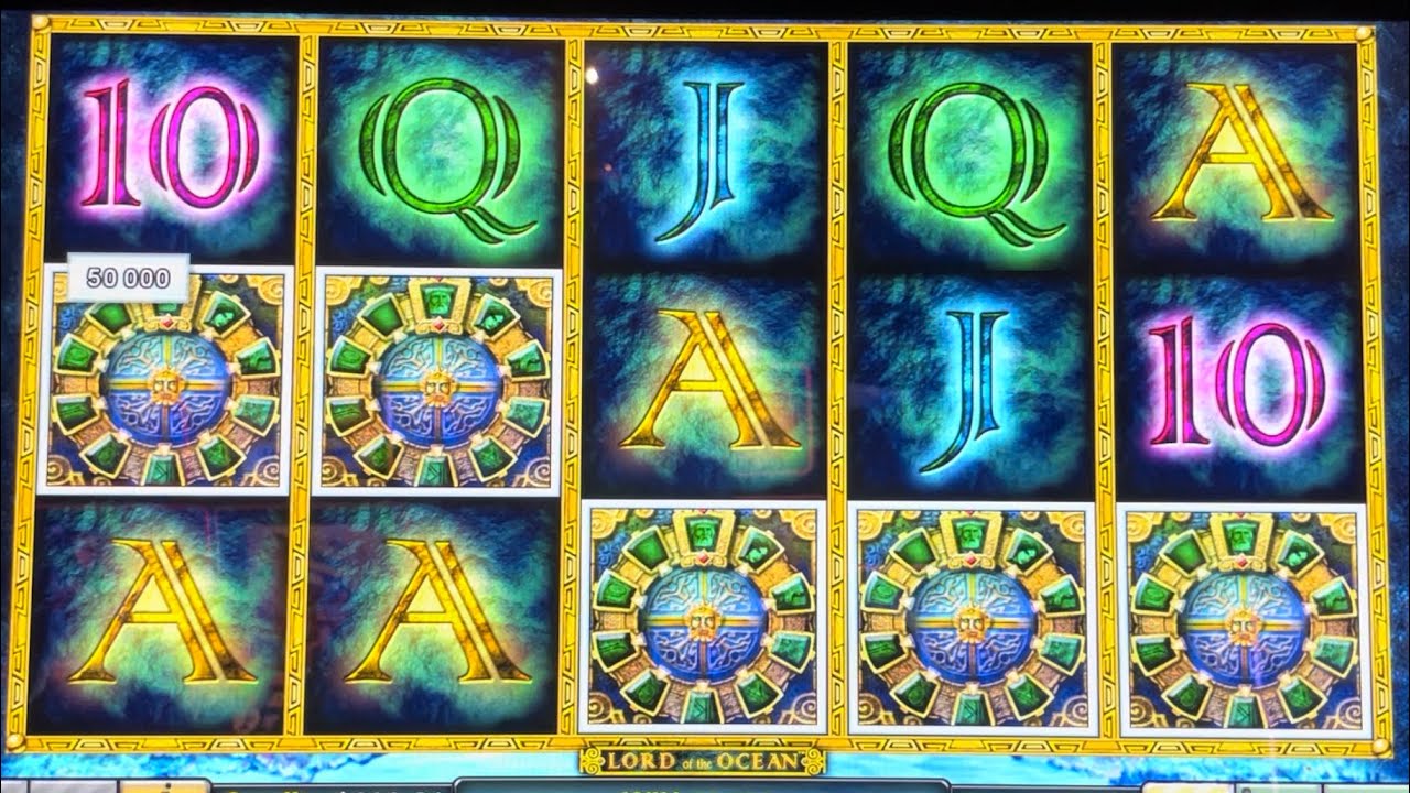 Lord of the Ocean 5 symbol trigger and Big WINS