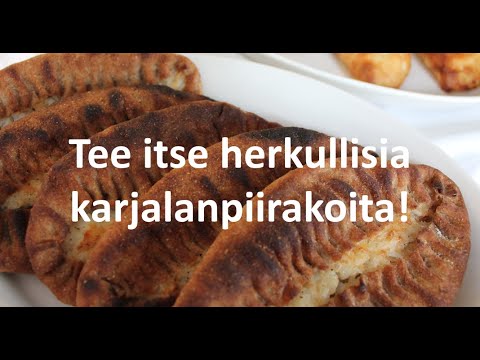 Video: Piirakat Peruna- Ja Sienitäytteellä