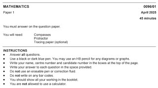Cambridge Primary Checkpoint Maths April 2025 | step by step Solution