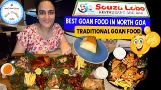 SOUZA LOBO GOAN TRADITIONAL SEAFOOD RESTAURANT ❤️  AT CALANGUTE BEACH #seafoodplatter #food #beach