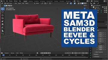 Meta Sam3D to Blender:  Eevee & Cycles Render Magic