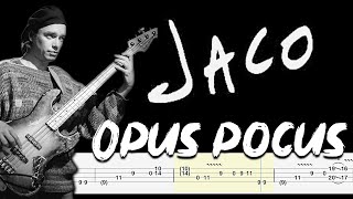 Jaco Pastorius - Opus Pocus (Accurate Bass Tabs And Tutorial ) By @ChamisBass #jacopastorius