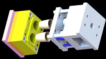 2 cavity glass mold PART-1 (core & cavity)
