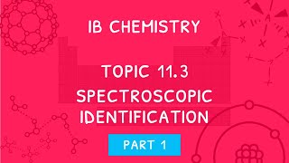 IB Chemistry Topic 11.3: Spectroscopic Identification (Part 1)