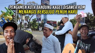 KAGET DISAWER KDM | PENGAMEN KOTA BANDUNG MENANGIS BESUJUD PENUH HARU