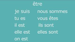 嫌でも覚える 聞き流し フランス語 être 直接法現在形の活用 ５０回再生　修正版