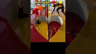 Red ❤️ vs Gold 💛 Luxury Epoxy Floor | Which One Wins? 😳✨#epoxyflooring #shorts