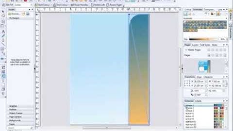 Serif PagePlus X7 Tutorial - Dynamic gradient colouring