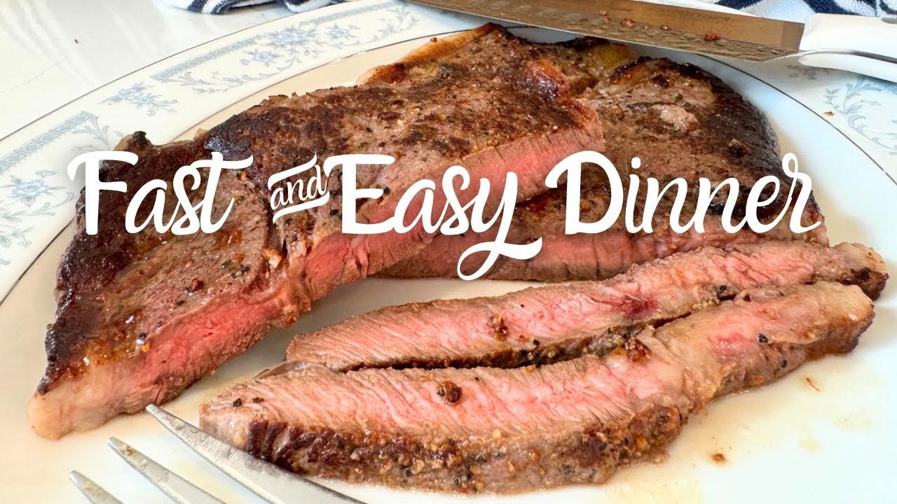 Pan Seared Sirloin Steaks Fast & Easy Dinner! YouTube