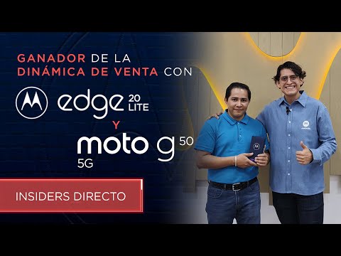 Ganador de la dinámica de venta con Motorola Edge 20 Lite y Moto G50 5G